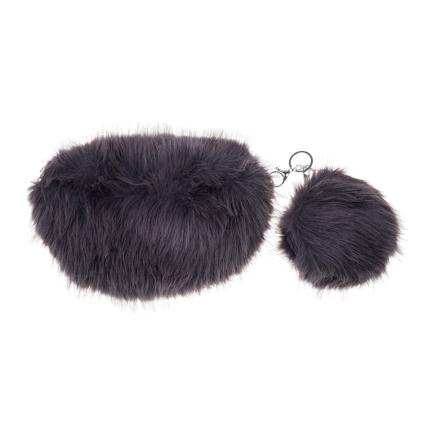 12 set of Faux fur cross bags