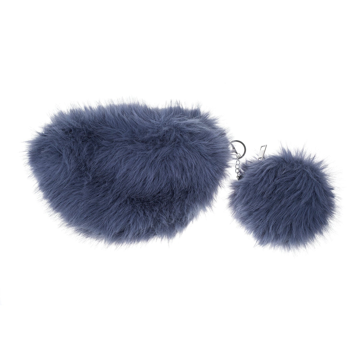 12 set of Faux fur cross bags